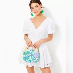Lilly Pulitzer Axelle Eyelet Romper (Size 6)